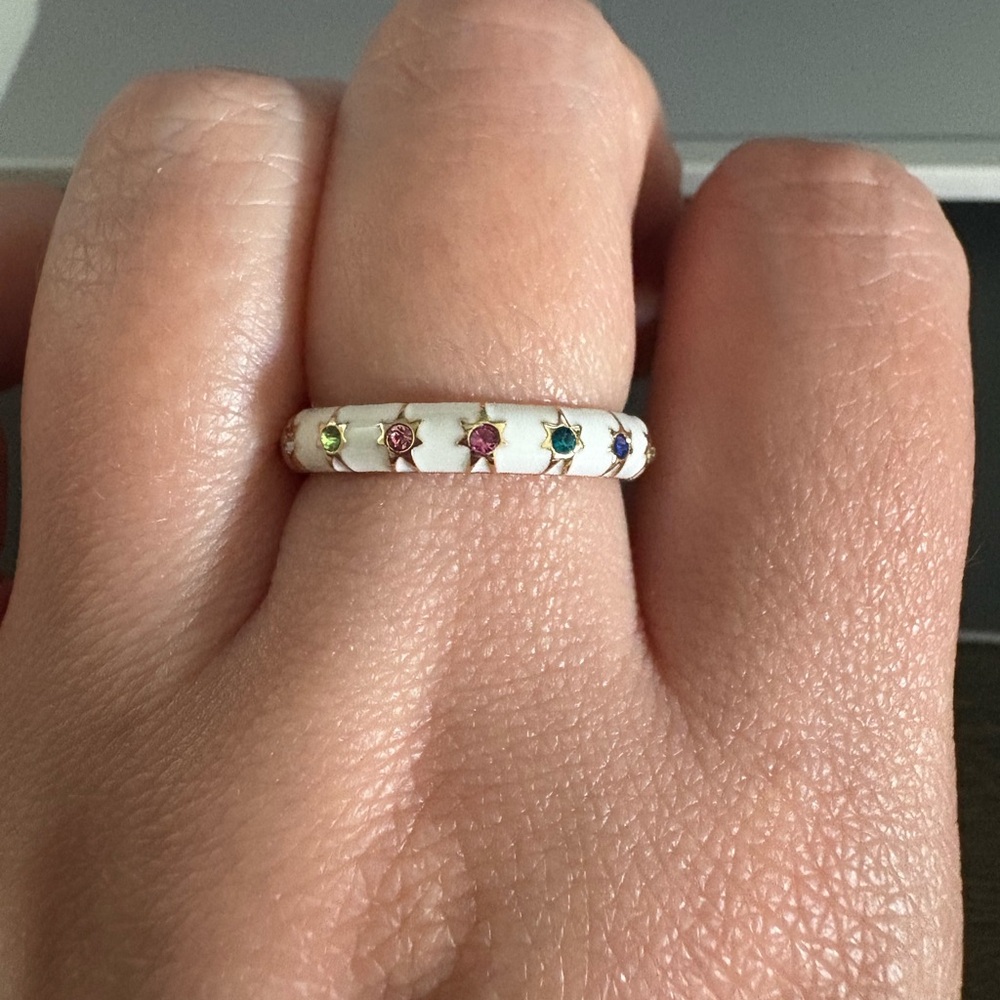 BaubleBar Multicolor Stone Ring